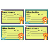 School Book Label - Jungle Friends