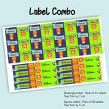 Label Combo -Jungle Friends
