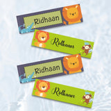 Waterproof Labels - Jungle Friends