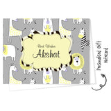 Personalised Gift Notecard - Jungle