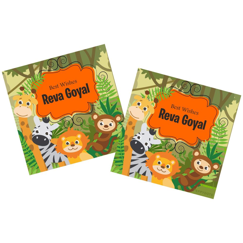 Gift Tag - Jungle Animal