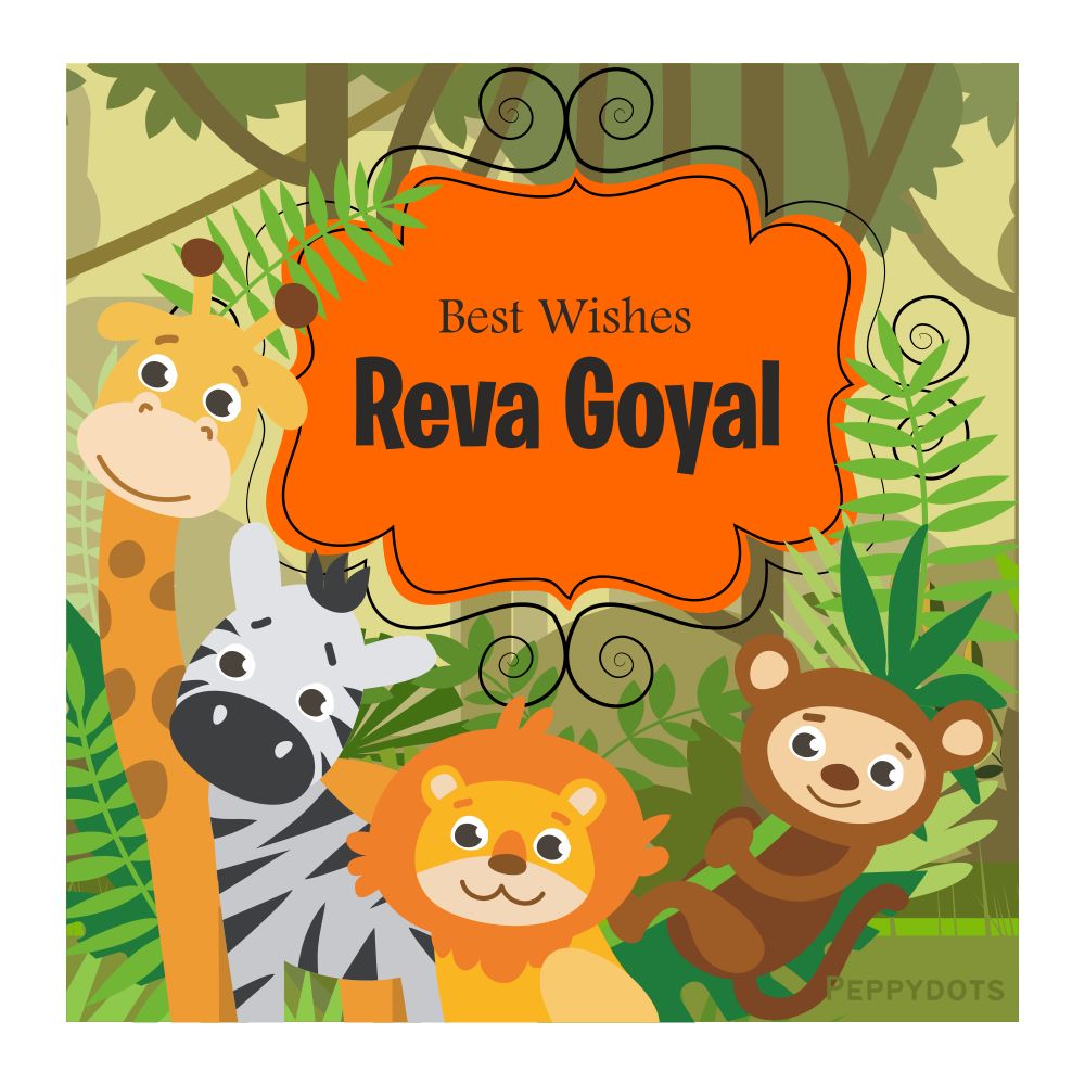Gift Tag - Jungle Animal