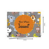 Personalised Gift Notecard - Jungle Friends