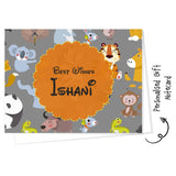 Personalised Gift Notecard - Jungle Friends