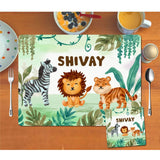 Mat Coaster Set - Jungle