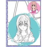 Colour Your Own Manga Book 2 with Manga Colouring Poster for Kids Age 4+