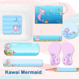 Kawai Mermaid Name Labels