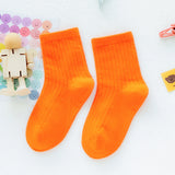 3pcs Fluoroscent Green, Orange, Yellow Socks set for kids, 2yrs - 5yrs