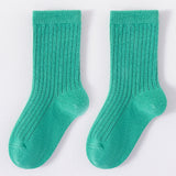 3pcs Olive, Mint & Teal dark Socks set for kids, 2yrs - 5yrs