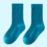3pcs Olive, Mint & Teal dark Socks set for kids, 2yrs - 5yrs