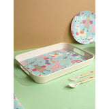 Magical Unicorn Theme 7 pcs Eco friendly Bamboo Fibre Meal set