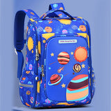 Blue 2d Pop Space Planets School Backpack for Kids, 6 yrs-10yrs