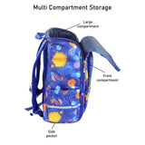Blue 2d Pop Space Planets School Backpack for Kids, 6 yrs-10yrs