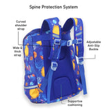 Blue 2d Pop Space Planets School Backpack for Kids, 6 yrs-10yrs
