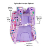 Purple 2d Pop Unicorn Garden School Backpack for Kids, 6 yrs-10 yrs