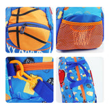 Sports Basketball Theme Kids Duffle Bag for Classes and Travel, 5 years+