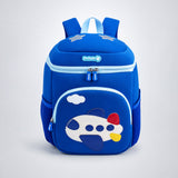 Blue Plane Soft Neoprene Backpack for Toddlers & Kids