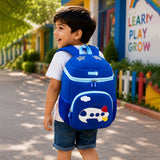 Blue Plane Soft Neoprene Backpack for Toddlers & Kids