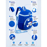 Blue Plane Soft Neoprene Backpack for Toddlers & Kids