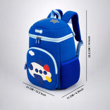 Blue Plane Soft Neoprene Backpack for Toddlers & Kids