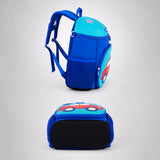 Cobalt Blue & Red Car Soft Neoprene Backpack for Toddlers & Kids