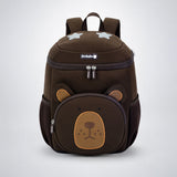 Brown 3D Bear Soft Neoprene Backpack for Toddlers &  Kids