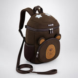 Brown 3D Bear Soft Neoprene Backpack for Toddlers &  Kids
