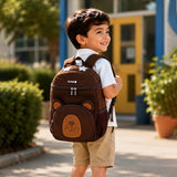 Brown 3D Bear Soft Neoprene Backpack for Toddlers &  Kids