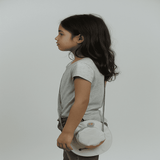 Cream Safari Hat Shape Casual Mini size Outdoor/Beach Sling Bag for Kids