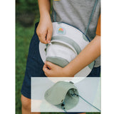 Cream Safari Hat Shape Casual Mini size Outdoor/Beach Sling Bag for Kids