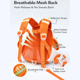 Dino Flip Cap Series soft Neoprene toddlers Kids backpack