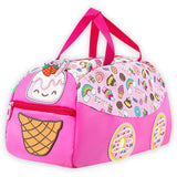 Donuts Candy Theme Kids Duffle Bag for Classes and Travel, 5 years +