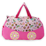 Donuts Candy Theme Kids Duffle Bag for Classes and Travel, 5 years +