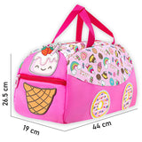Donuts Candy Theme Kids Duffle Bag for Classes and Travel, 5 years +