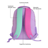 2pcs set of  Hologram Unicorn School Backpack & matching Lunchbag for Kids, 5yrs - 10yrs