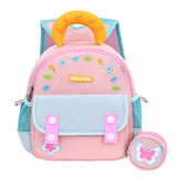 Mini Pink & Blue Butterfly toddlers Backpack for nursery school and travel