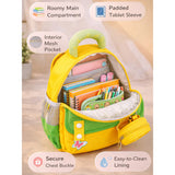 Mini Yellow & Green Butterfly toddlers Backpack for nursery school and travel
