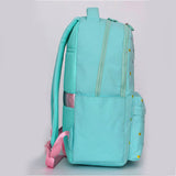 3pcs Mint Mini Heart Matching Backpack, Lunch Bag and Stationery Pouch