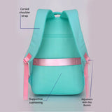 3pcs Mint Mini Heart Matching Backpack, Lunch Bag and Stationery Pouch