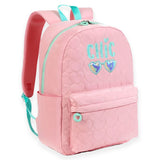 3pcs Pink Cool Glasses Matching Backpack, Lunch Bag and Stationery Pouch, 8 yrs to Adults