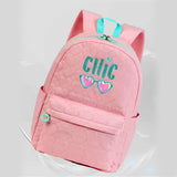 3pcs Pink Cool Glasses Matching Backpack, Lunch Bag and Stationery Pouch, 8 yrs to Adults