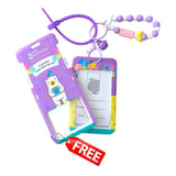 3pcs Pink Cool Glasses Matching Backpack, Lunch Bag and Stationery Pouch, 8 yrs to Adults