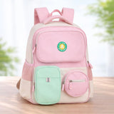 Pink & Mint 3 different pocket style school backpack for older kids & Adults