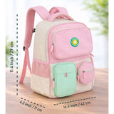 Pink & Mint 3 different pocket style school backpack for older kids & Adults