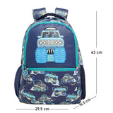 Monster Truck School Backpack for Kids, 5yrs - 10 yrs