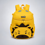 Yellow 3D Lion Face Soft Neoprene Backpack for Toddlers & Kids