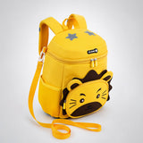 Yellow 3D Lion Face Soft Neoprene Backpack for Toddlers & Kids