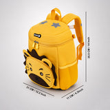 Yellow 3D Lion Face Soft Neoprene Backpack for Toddlers & Kids