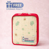 Green Dino & Avocado, Super Soft Breathable Pure Muslin Cotton Blanket for Newborns & Infants with free storage pouch
