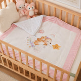 Bear & Star dreams Soft Cotton Winter Blanket for Newborn & Infants with Free Storage Pouch